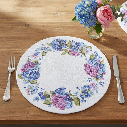 Whispers of Blue Braided Placemat-Lange General Store