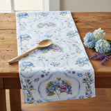 Whispers of Blue Trellis Terry Towel-Lange General Store