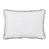 White Christmas Silver Gold Embroidered Pillow-Lange General Store