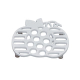 White Pumpkin Metal Trivet-Lange General Store