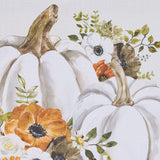 White Pumpkins And Poppies Fall Placemats Set of 4