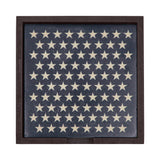White Stars On Navy Coaster w/Container Set of 6-Lange General Store