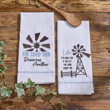 Windmill Farm Sentiment Dishtowels