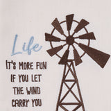 Windmill Farm Sentiment Dishtowels