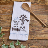 Windmill Farm Sentiment Dishtowels