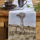 Windmill Farm Table Runner 54"