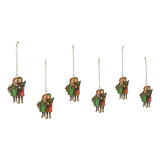 Winter Nostalgia Metal Ornament Set of 6-Lange General Store