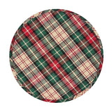Winter Spice Round Quilted Placemats Set of 4