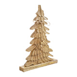 Winter Wonder Brushed Gold Wooden Trees-Lange General Store