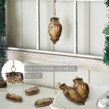 Wise Owl Metal Ornament Set of 6-Lange General Store