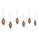 Wise Owl Metal Ornament Set of 6-Lange General Store