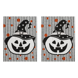 Witchy Pumpkins Striped Tea Towel Set of 2-Lange General Store
