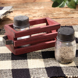 Wood Crate Salt & Pepper Shakers Set-Lange General Store