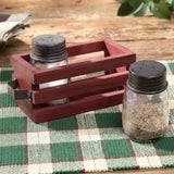 Wood Crate Salt & Pepper Shakers Set-Lange General Store