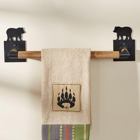 Wild Woods Bear Towel Bar-Lange General Store
