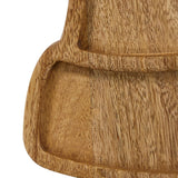 Wood Santa Hat Snack Tray