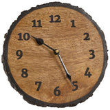 Wood Slice Table Clock