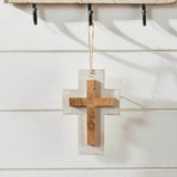Wooden Cross Hanging Ornament-Lange General Store