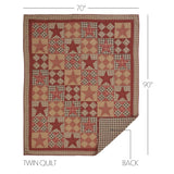 Woodland Brown Star Quilt