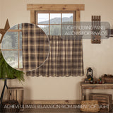 Woodland Brown Tier Curtains 36"-Lange General Store