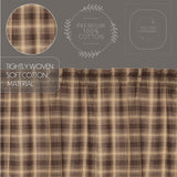 Woodland Brown Tier Curtains 36"-Lange General Store