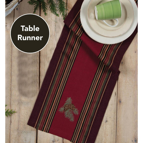 Woodland Pinecone Table Runner-Lange General Store