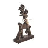 Woodland Winter Dark Wooden Reindeers-Lange General Store