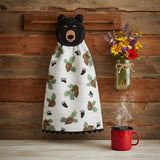 Woodland Bear Hang-Up Kitchen Towel