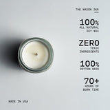 Farmhouse Mason Jar Candle - Hello Fall