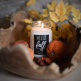 Farmhouse Mason Jar Candle - Hello Fall