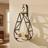 Square Wood & Iron Hanging Shelf lifestyle image