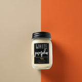 Farmhouse Mason Jar Candle - White Pumpkin
