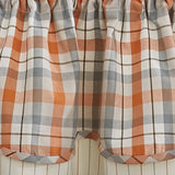 Apricot and Stone Layered Valance-Lange General Store