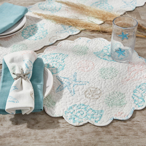 Beachcomber Quilted Placemats-Lange General Store