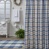 Bingham Blue Shower Curtain-Lange General Store