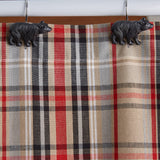 Black Bear Shower Curtain Hooks-Lange General Store