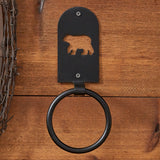 Black Bear Towel Hook Ring-Lange General Store