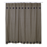 Black Star Shower Curtain - Lange General Store - 1