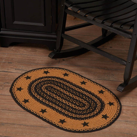 Blackstone Farm Star Collection Jute Rugs - Oval-Lange General Store