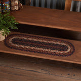 Brick Raven Collection Braided Rugs - Oval-Lange General Store