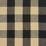 Wicklow Black and Tan Check Backed Placemats-Lange General Store