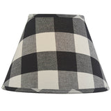 Buffalo Black and Antique White Check Lamp Shade-Lange General Store
