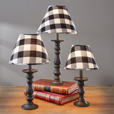 Buffalo Black and Antique White Check Lamp Shade-Lange General Store