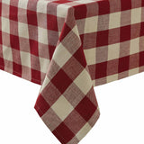 Buffalo Garnet Check Table Cloth-Lange General Store