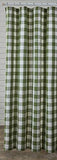 Wicklow Sage Green Check Shower Curtain-Lange General Store