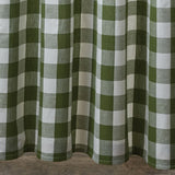 Wicklow Sage Green Check Shower Curtain-Lange General Store