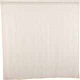 Burlap Antique White Shower Curtain-Lange General Store