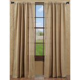 Burlap Natural Panel Curtains-Lange General Store
