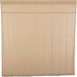Burlap Vintage Tan Shower Curtain-Lange General Store