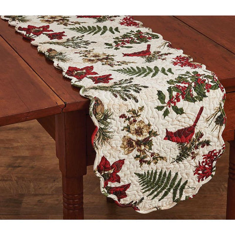 Cardinal Quilted Table Runners-Lange General Store